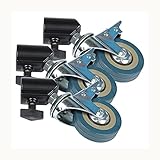 Hacer moviéndote, tus soportes son una brisa.Las ruedas son universales adecuadas para todos los soporte de luz, especialmente adecuados para soporte ligero.