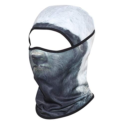 Image of WTACTFUL 3D Animal Ears Balaclava, Breathable Face Mask for Halloween