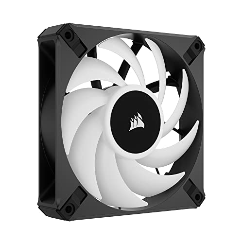Image of Corsair iCUE AF120 RGB Elite 120mm PWM Fan - Eight RGB LEDs - AirGuide Technology - Fluid Dynamic Bearing - Zero RPM Fan Mode - CORSAIR iCUE Software Compatible - Black