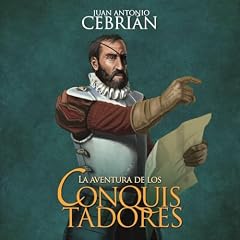 Diseño de la portada del título La aventura de los conquistadores