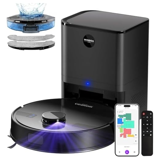 MONSGA 6000Pa Robot Vacuum and Mop