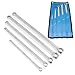 Produktbild BITUXX 5 tlg Doppel Ringschlüssel Schraubenschlüssel Aussen Torx Gerade Extra Lang Set 8-19 mm Länge: 233-410 mm