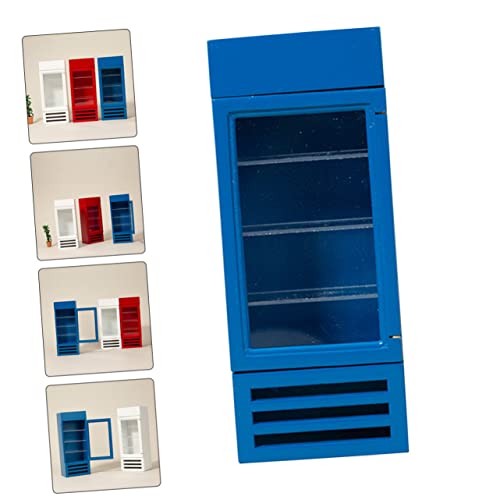 ibasenice 3 Peças De Geladeira Simulada Acessórios Enfeitados Miniture Móveis De Casa Mini Geladeira