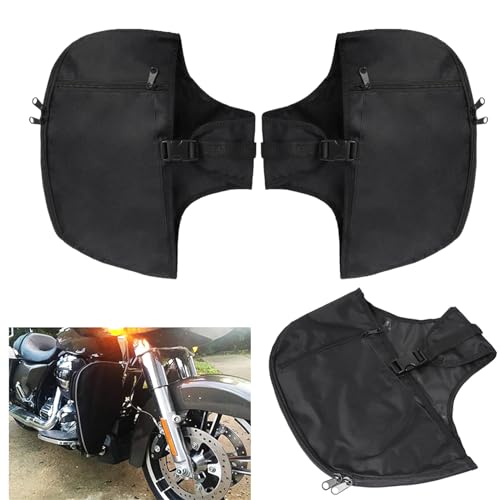 Cubierta protectora suave para motor y piernas para motocicleta compatible con Harley Touring Street Glide Road Glide Electra Glide y Trike miniatura 2