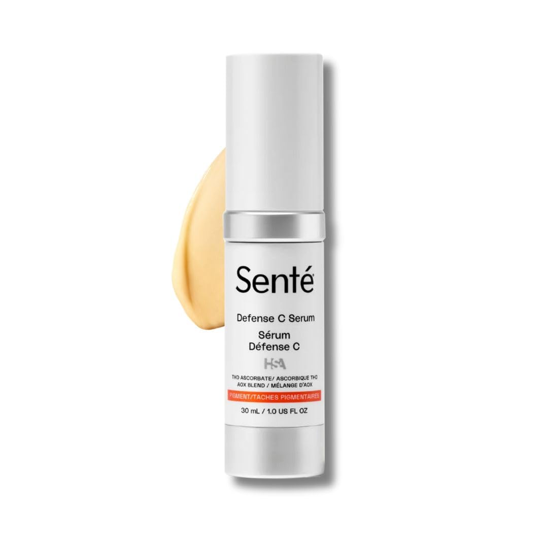 Senté Defense C Serum | Vitamin C Serum for Sensitive Skin | Helps Improve Tone, Texture & Radiance | Antioxidant-Rich Formula | 1 Fl Oz