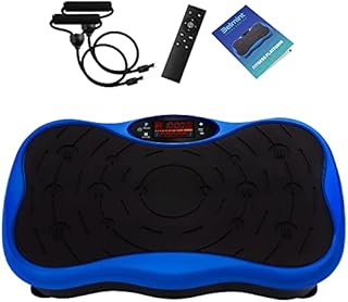 Vibration Plate Exercise Machine  Belmint Lymphatic Drainage Machine  2 Resistance Bands and Fitness Workout Instructions  Equipment Improves Circulation & Strength