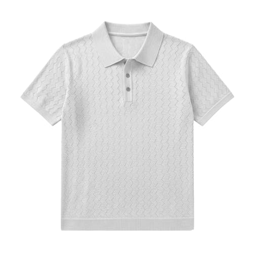 Camisetas Manga Corta Hombre,Camisa Clásica Manga Corta Hombre Algodón Casual Uso Diario