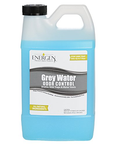 Energen Grey Water Tank Treatment - Holding Tank Odor Control and Cleaner - RV Water Tank Deodorizer - 64 Ounces