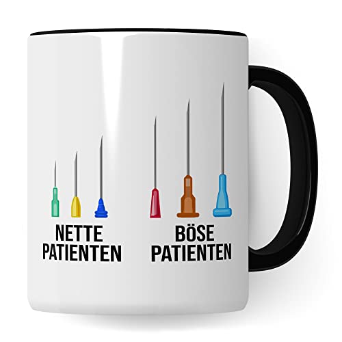 Arzt Tasse - Nette Patienten Böse Patienten, Danke Geschenk für Ärztin, MFA