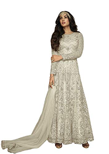 shopNstyle Readymade Pakistani Indian Floor Salwar Kameez Anzug Anarkali Hochzeit Party Wear Bollywood Cover