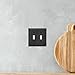Ageless Iron 2-Gang Double Toggle Switch Wall Plate, 4.6875