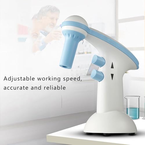 Controlador de pipeta eléctrico, llenado automático de pipetas, capacidad de 0,1 a 100 ml, velocidad de absorción de líquido: 25 ml en menos de 7 segundos, filtro hidrofóbico de 0,45 um, velocidad