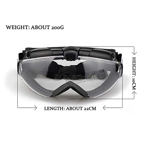 SBNYTBLW Airsoft Paintball Anti Fog Goggles for Helmet Riding Cycling with Built in Fan and UV Protection, Tan - Image 8