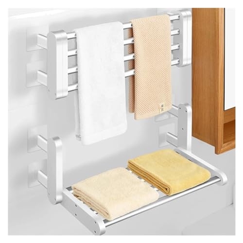 Radiateur sèche-serviettes électrique avec support de chauffage mural - 4