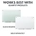 Quartet Strong Magnets, Glass Whiteboard, Dry Erase Board, Large, Clear Rare Earth Magnets, 6 Pack (85391)
