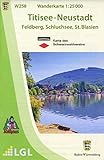  W258 Wanderkarte 1:25 000 Titisee-Neustadt: Feldberg, Schluchsee, St. Blasien