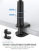 FATE TO FATE Gooseneck Tablet Holder Cell Phone Holder, Universal 360° Flexible Tablet Stand, Lazy Arm Stand Clamp Mount Bracket Bed for iPad Mini/Air, Samsung Galaxy Tab and 4.0-10.5" Devices(Black) #4