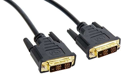 Câble DVI-D liaison numérique fluide pour écran PC et moniteur de bureau 1,8 m
