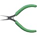 Xcelite L4G Subminiature Long Nose Electronic Pliers with Smooth Jaws, Chain Nose