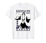 Bleach: Thousand Year Blood War Kenpachi Zaraki Anime Camiseta, Hombre, Blanco, L