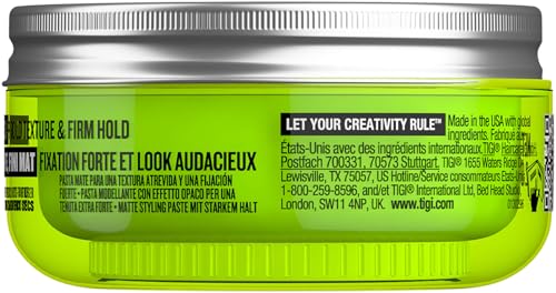 tigi bed head manipulator matte hair wax paste with strong hold 201 oz