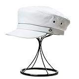 Women's Breton Style Mariner Gatsby Hat Trendy Visor Beret Cap Breathable Baker Boy Cabbie Hat for W