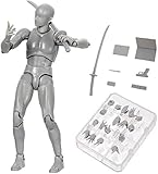 Ensemble de figurines d'action Shf de 5,9 po | Figurines d'action Body Kun avec articulations mobiles, modèles de figurines de dessin pour artistes, modèle Body-Chan DX en PVC, ensemble d'art modèle