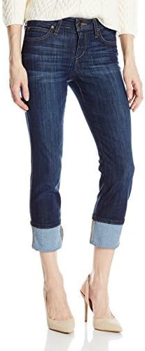 Joe's Jeans Women's Cool Off Clean Cuffed Crop Jean in Samantha