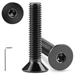 sturiz – Sturiz 60 Stück M4 X 30mm Senkkopfschrauben Schwarz Edelstah