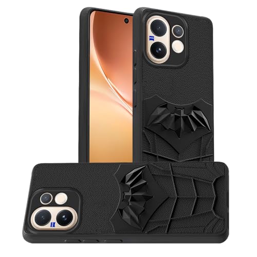 Image of AESTMO Back Cover for Vivo V60 / V60E / T4 Pro 5G | Stylish | Soft Silicone | Shockproof | Camera Lens Protection Back Cover (Black)