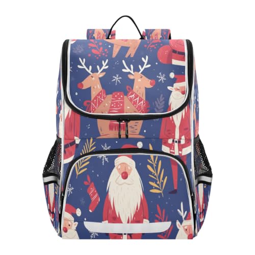 Sac à dos scolaire motif Père Noël, le cadeau utile pour filles et garçons