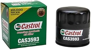 Castrol CAS3593 20,000 Mile Premium Synthetic Oil Filter
