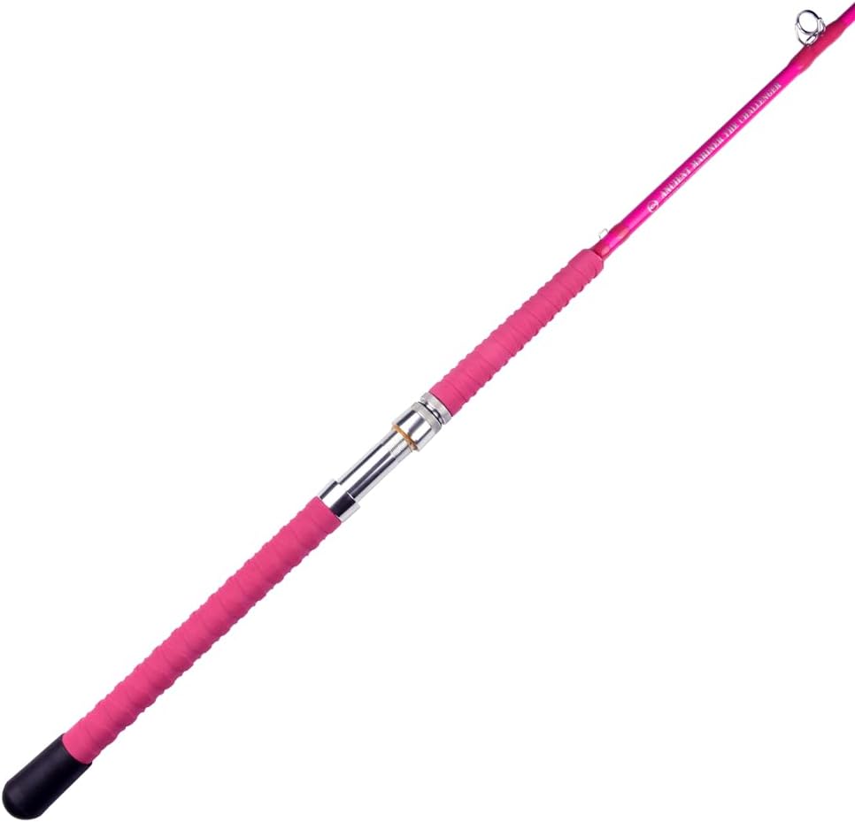 ANCIENT MARINER Catfish Fishing Rods 7’6 Glow in The Dark Ancient Mariner The Challenger Casting Rod, Medium Heavy