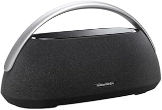 Harman Kardon Go + Play 3 Bezprzewodowy Głośnik Bluetooth z Mikrofonem, USB, Wbudowanym Akumulatorem, 8h Odtwarzania i Dźwiękiem Stereo, Czarny