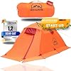 GOALPINE® Zelte für 1 & 2 große Personen | wasserdicht 4000mm | kleines Packmaß | zum Wandern, Bergtouren & Bikepacking | Ultraleicht | 3-4 Jahreszeiten | schneller aufbau