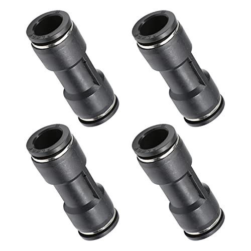 Image of Othmro PU16 Straight Push Fit Connectors, Pneumatic Fittings, Pipe Quick Connector for 16mm Air Water Hose 4pcs