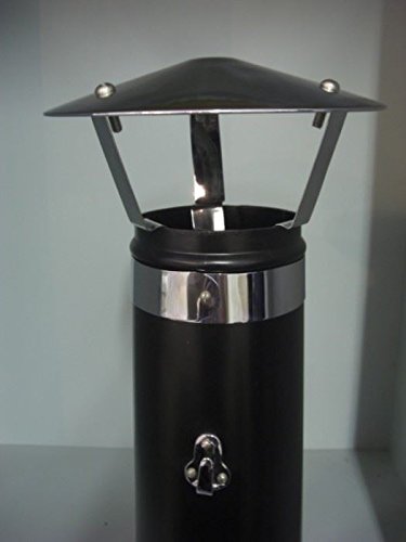 Black Country Metal Works Bright Chrome Coated Chimney Hood (Coolie)