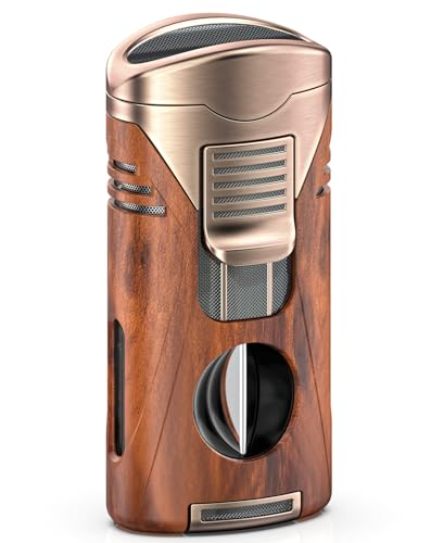 VVAY Mechero para Puros con Cortador – Sin Gas Butano Incluido