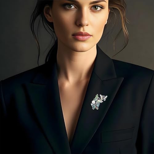 Image of Women's Animal Series Brooch, Stylish Animal Pattern Accessory Pin | Exquisite Animal Motif Design, Polished Surface, Versatile Outfit Decoration, Delicate Appearance & Ideal Gift For Festivals