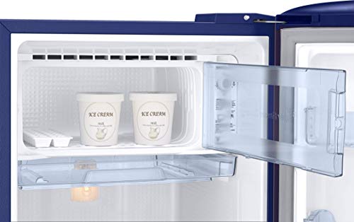 Image of Samsung 192 L 3 Star Direct-Cool Single Door Refrigerator Appliance (RR20T282YUT /NL, Pebble Blue, Base Stand with Drawer, 2022 Model)