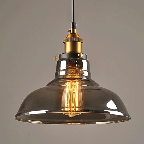 Plafonnier rétro métal avec couvre-plafond et douille de suspension E27
