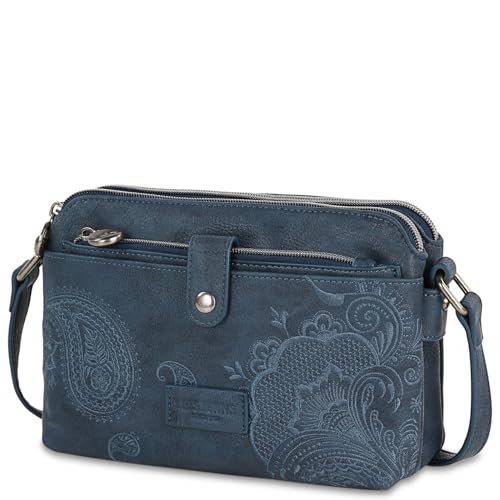 Lois - Sac À Main Bandoulière élégant et pratique pour tous les jours Sac A Main Femmes Bandoulieres avec style moderne Sac À Main compact et tendance., Bleu marine