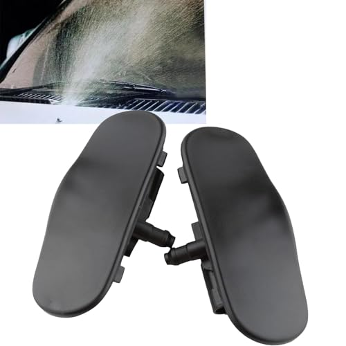 2Pcs Front Windscreen Washer Spray Nozzle Jet Heated Compitable with Audi A4 B8 A5 A3 A6 A7 A8 Q3 Q7 TT Q5 4G8988987 4GD955987