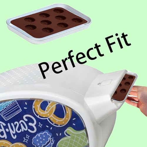 Kids' Complete Oven Pan Set Compatible with Easy Bake Ultimate Oven,Accessories for Cooking Easy Bake Oven Mixes,Includ Round flower style, round number style, triangular cake style,circle pan. - Image 3