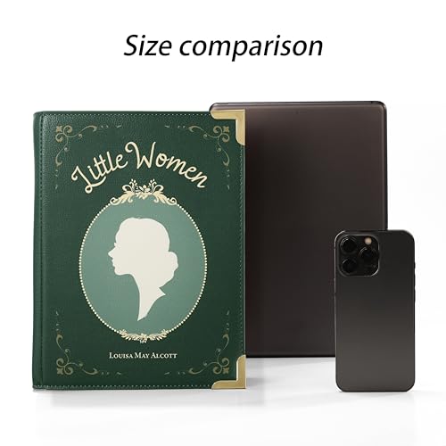 Image of Clutch Purse Large, Book Shaped Crossbody Bag, Vegan Leather Book Wallet, Book Lover Gift Handbag, Shoulder Bag