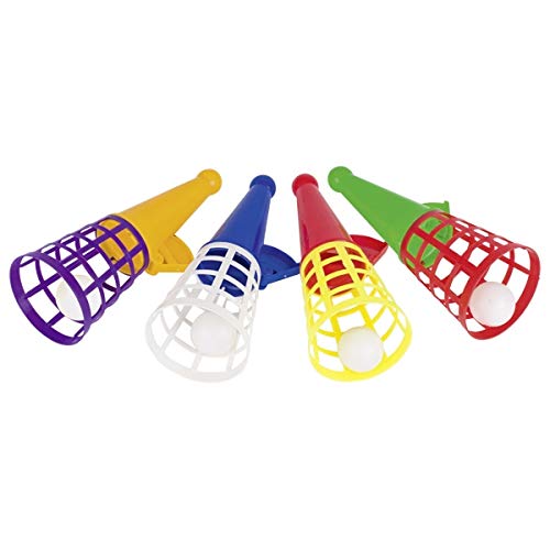 Ameisenkeks® - Lot de 4 gobelets attrape-balles de 18 cm, idéal pour les anniversaires d'enfants Cover