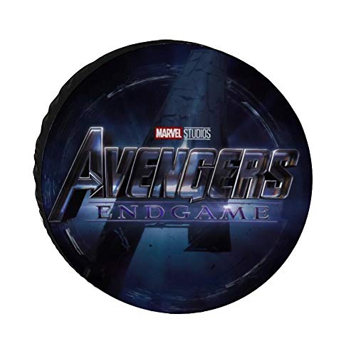 Avengers End Game Tire Cover Wheel Covers Portable Universal Waterproof Tire Covers for Jeep RV SUV Truck Travel Trailer Accessories (14-17 in)