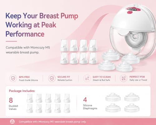 12 Piezas Repuestos Extractor De Leche Momcozy M5 miniatura 2