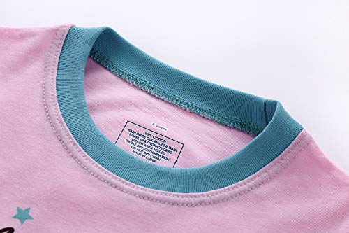 Image of Koian Little Girls' Short Pajamas Sets Toddler PJS Cotton Kids Sleepwears