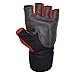 MRX Weightlifting Gloves for Men Workout Gloves Mens Wrist Support Lifting Gloves Male Gym Gloves | Workout Gym Accessories for Men Weight Lifting Fingerless Gym Exercise for Powerlifting